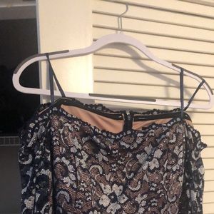 Beautiful sequined lace gown. Evening dress